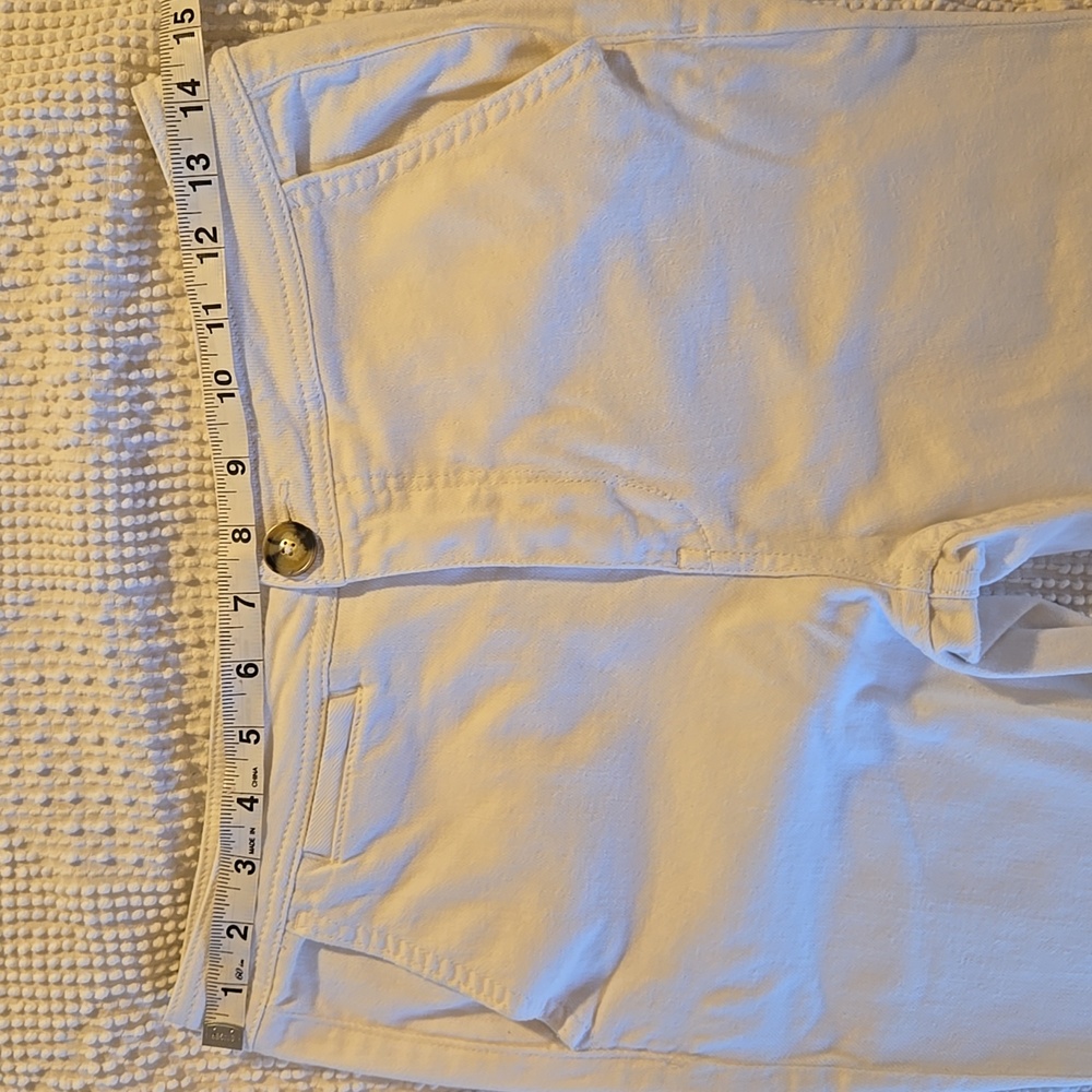 Anthropologie High-Rise White Bootcut Pants - Picture 8 of 13